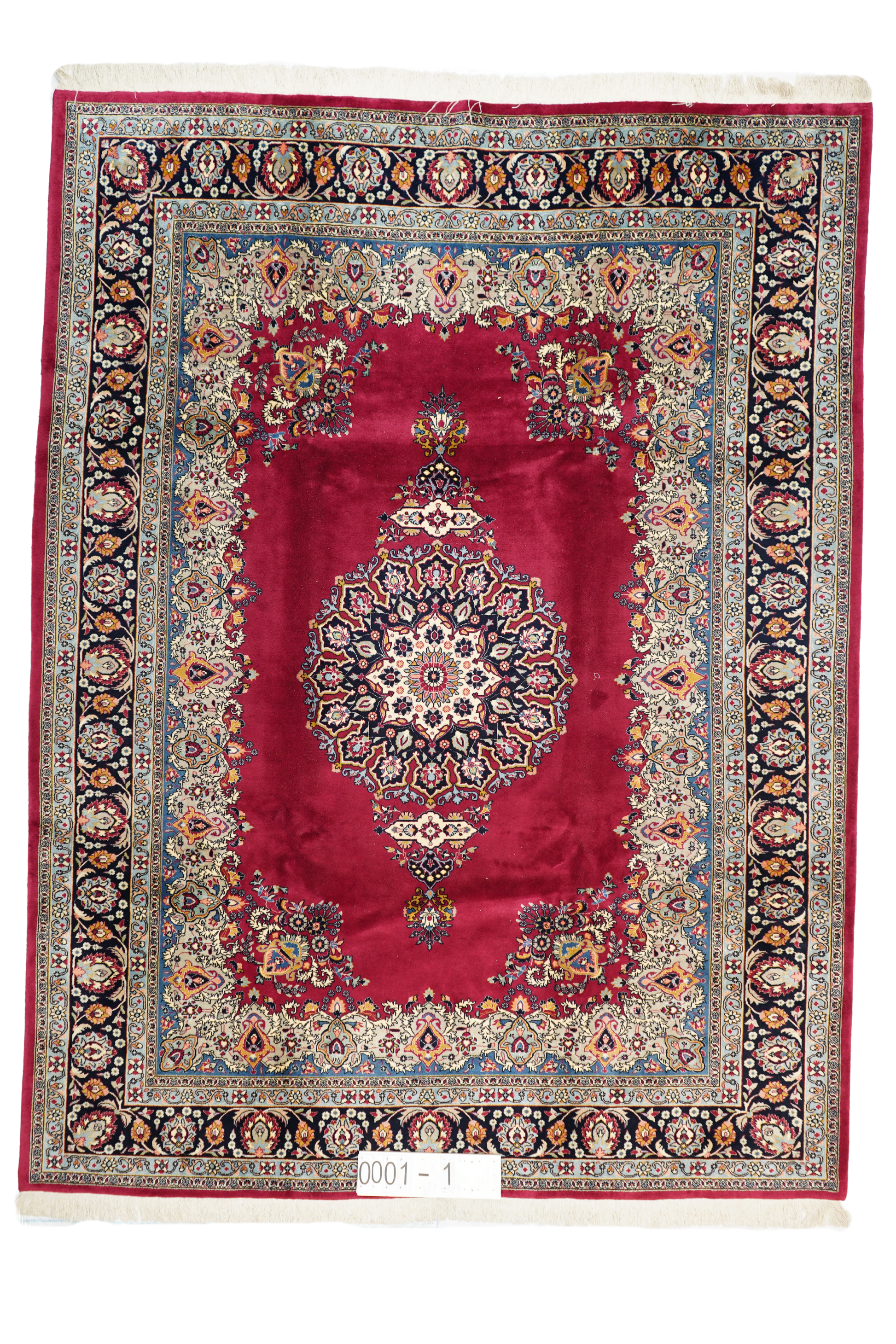 Hand knotted Oriental carpet "Kashan" 335 x 245 cm - Farhadian.com