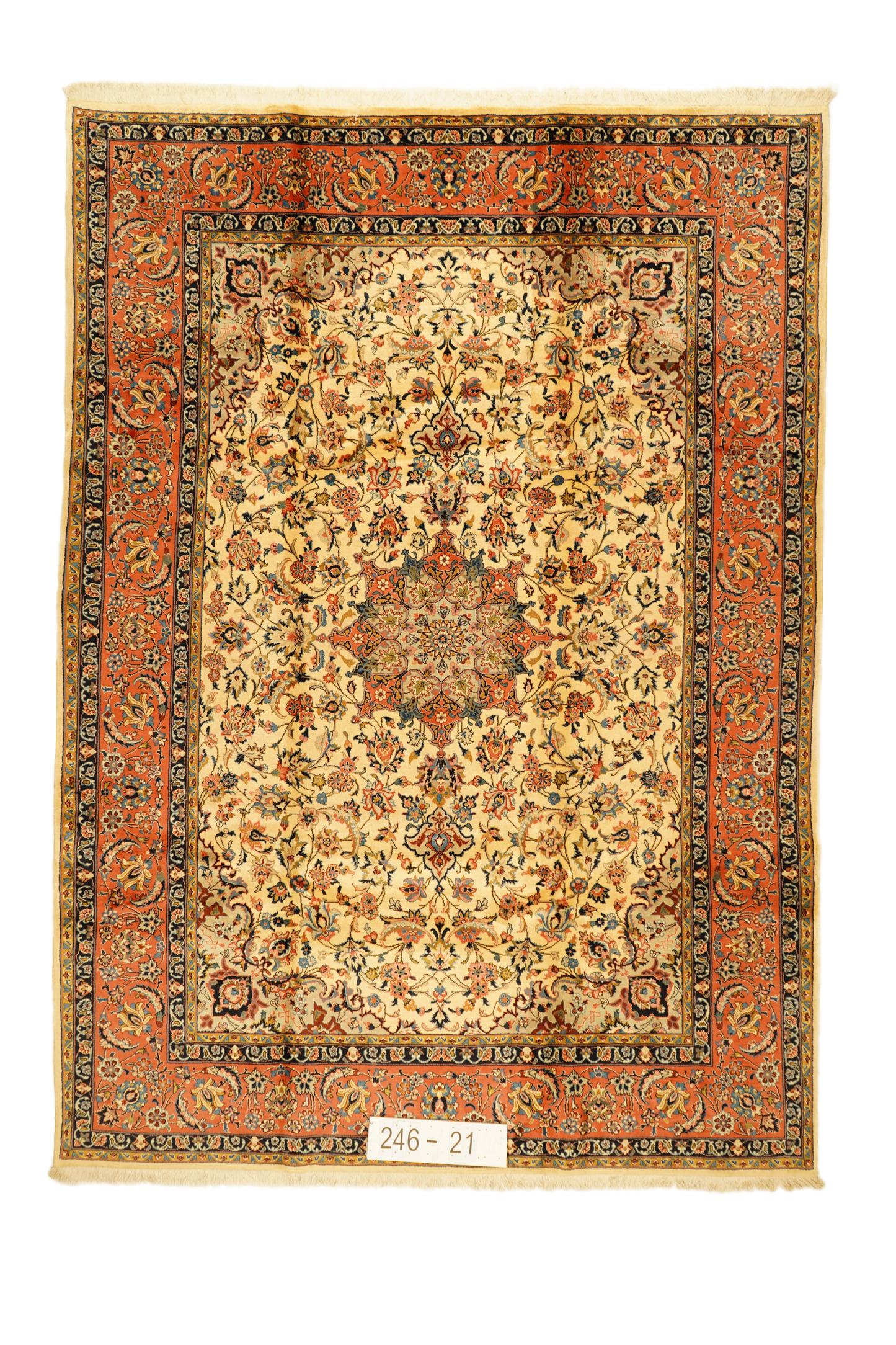 Hand knotted Oriental carpet "Sarough" 336 x 247 cm - Farhadian.com