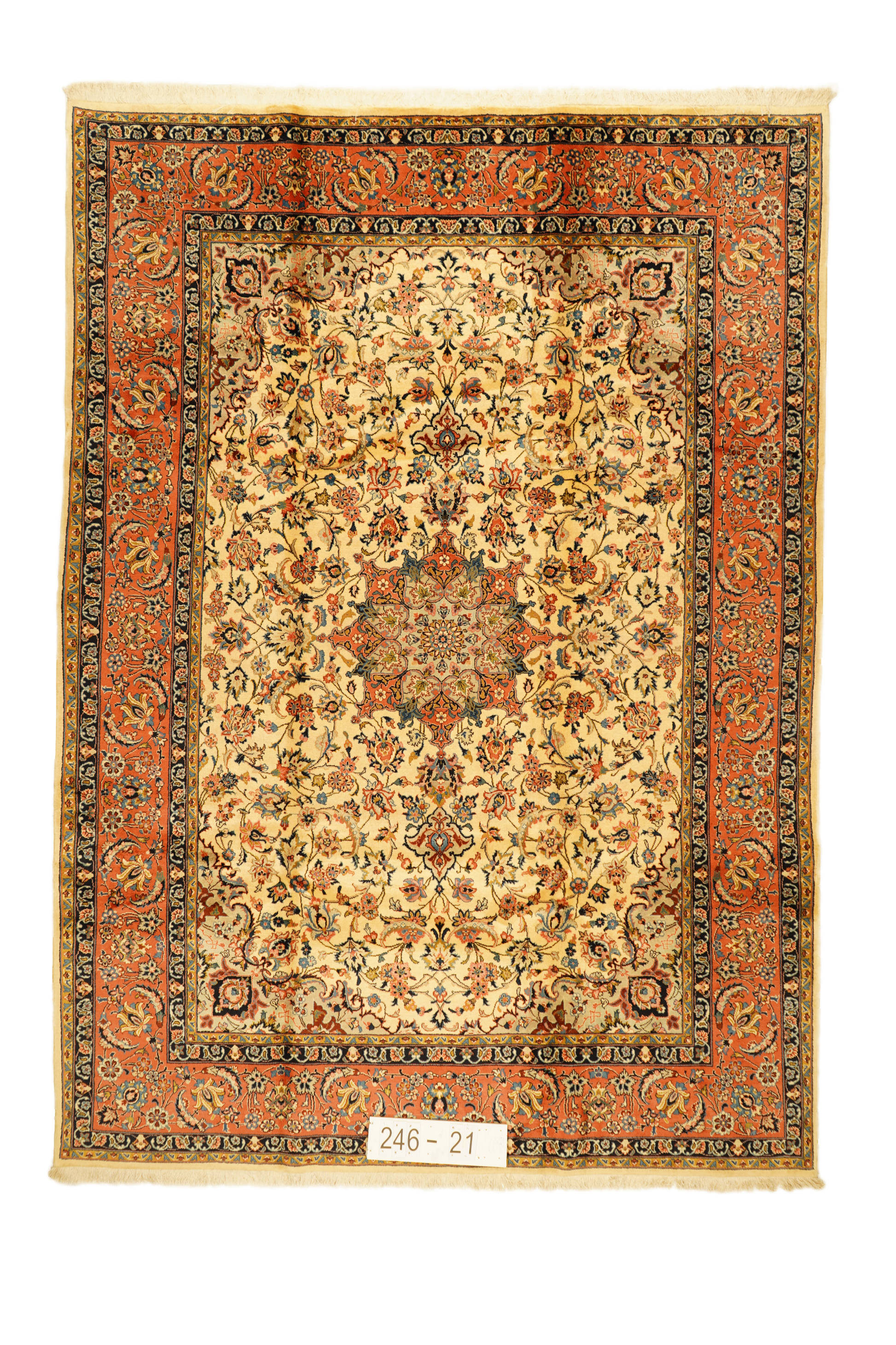Hand knotted Oriental carpet "Sarough" 336 x 247 cm - Farhadian.com