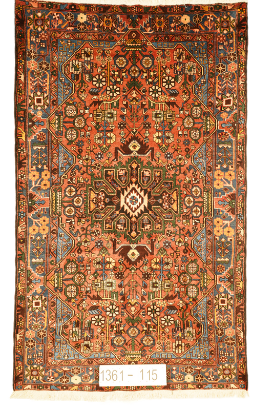 Hand knotted Oriental carpet "Nahavand" 257 x 155 cm - Farhadian.com