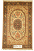 Hand knotted Oriental carpet "Kerman" 243 x 152 cm - Farhadian.com
