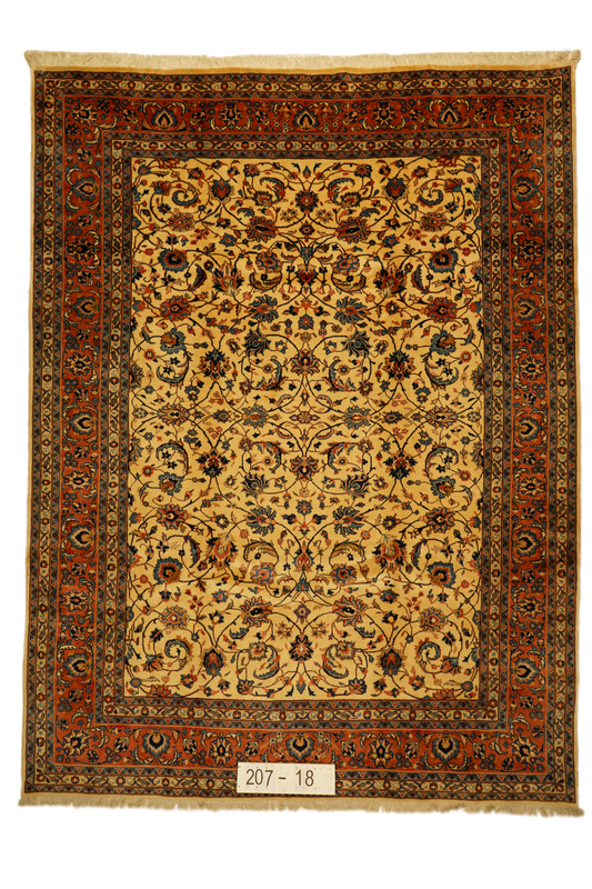 Hand knotted Oriental carpet "Meshad" 334 x 252 cm - Farhadian.com