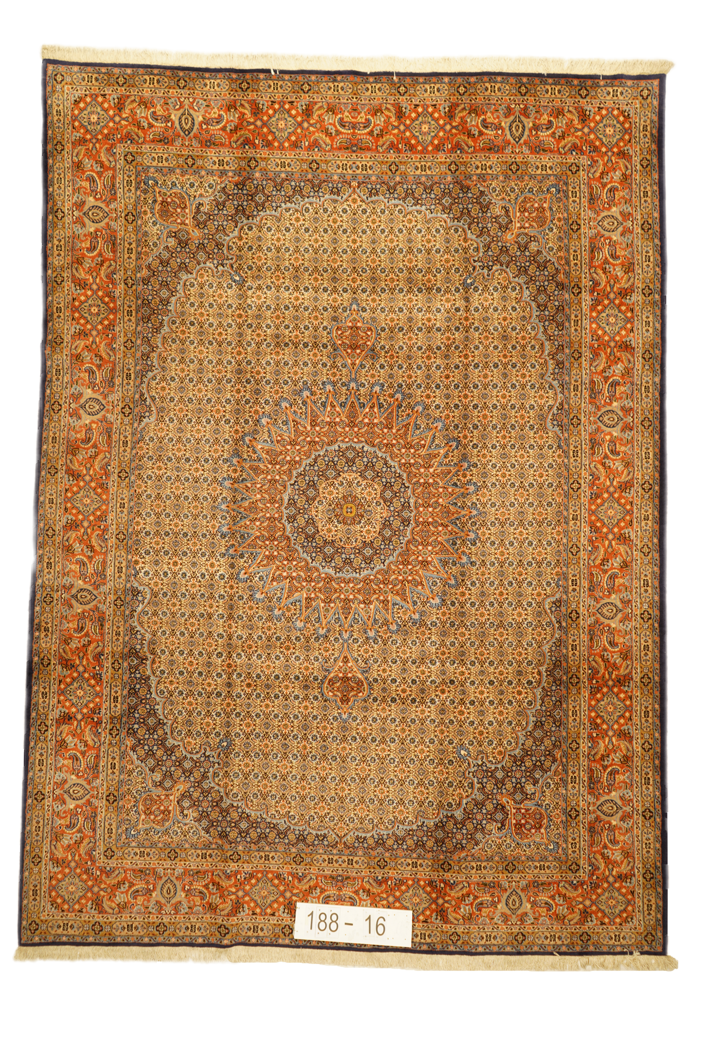 Hand knotted Oriental carpet "Dorokhsch" 336 x 242 cm - Farhadian.com