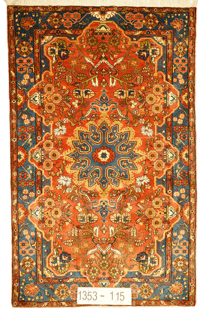Hand knotted Oriental carpet "Nahavand" 247 x 154 cm - Farhadian.com
