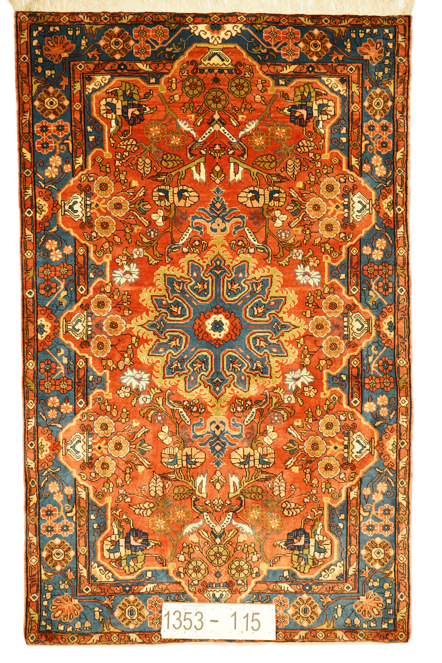 Hand knotted Oriental carpet "Nahavand" 247 x 154 cm - Farhadian.com