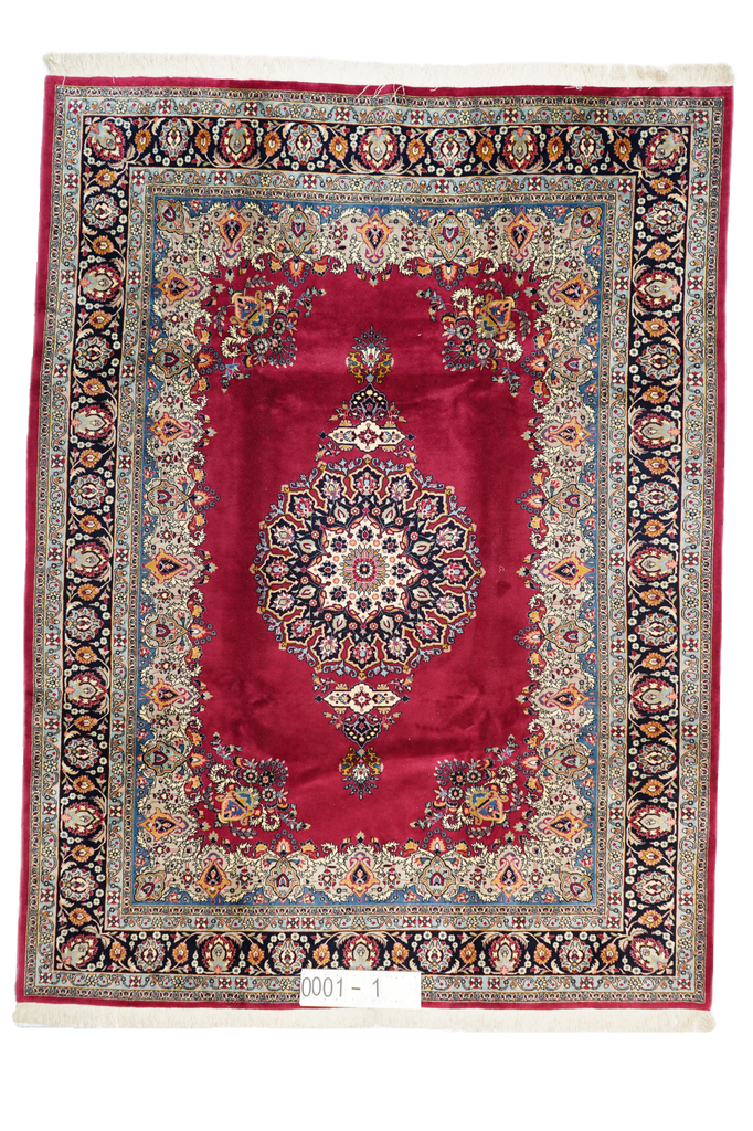 Hand knotted Oriental carpet "Kashan" 335 x 245 cm - Farhadian.com