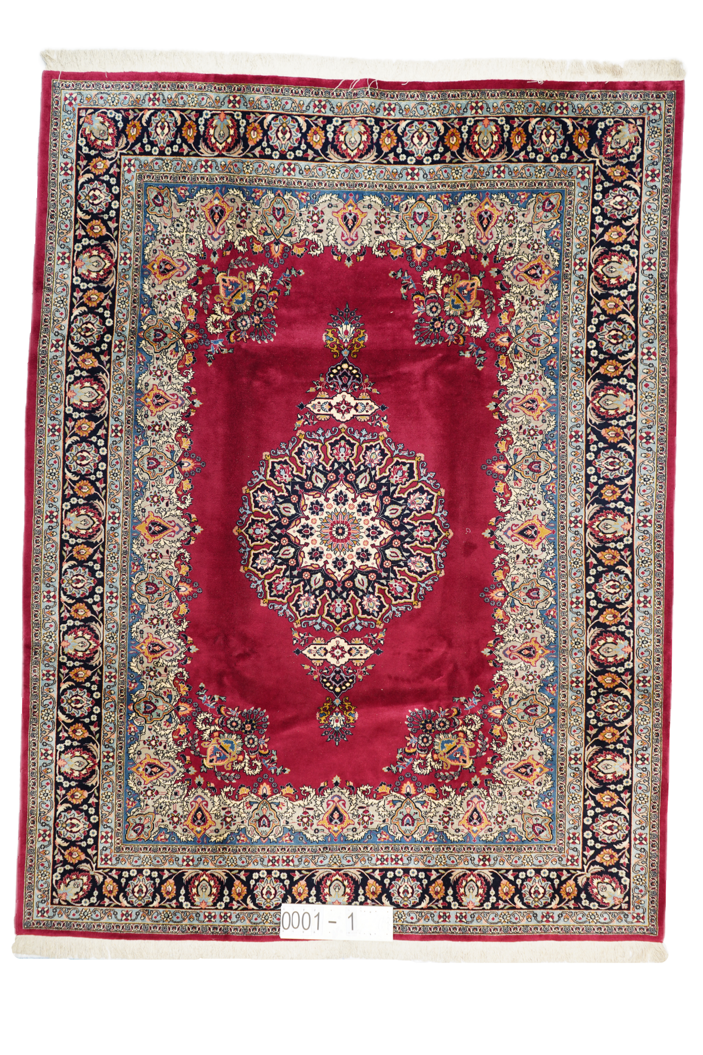 Hand knotted Oriental carpet "Kashan" 335 x 245 cm - Farhadian.com