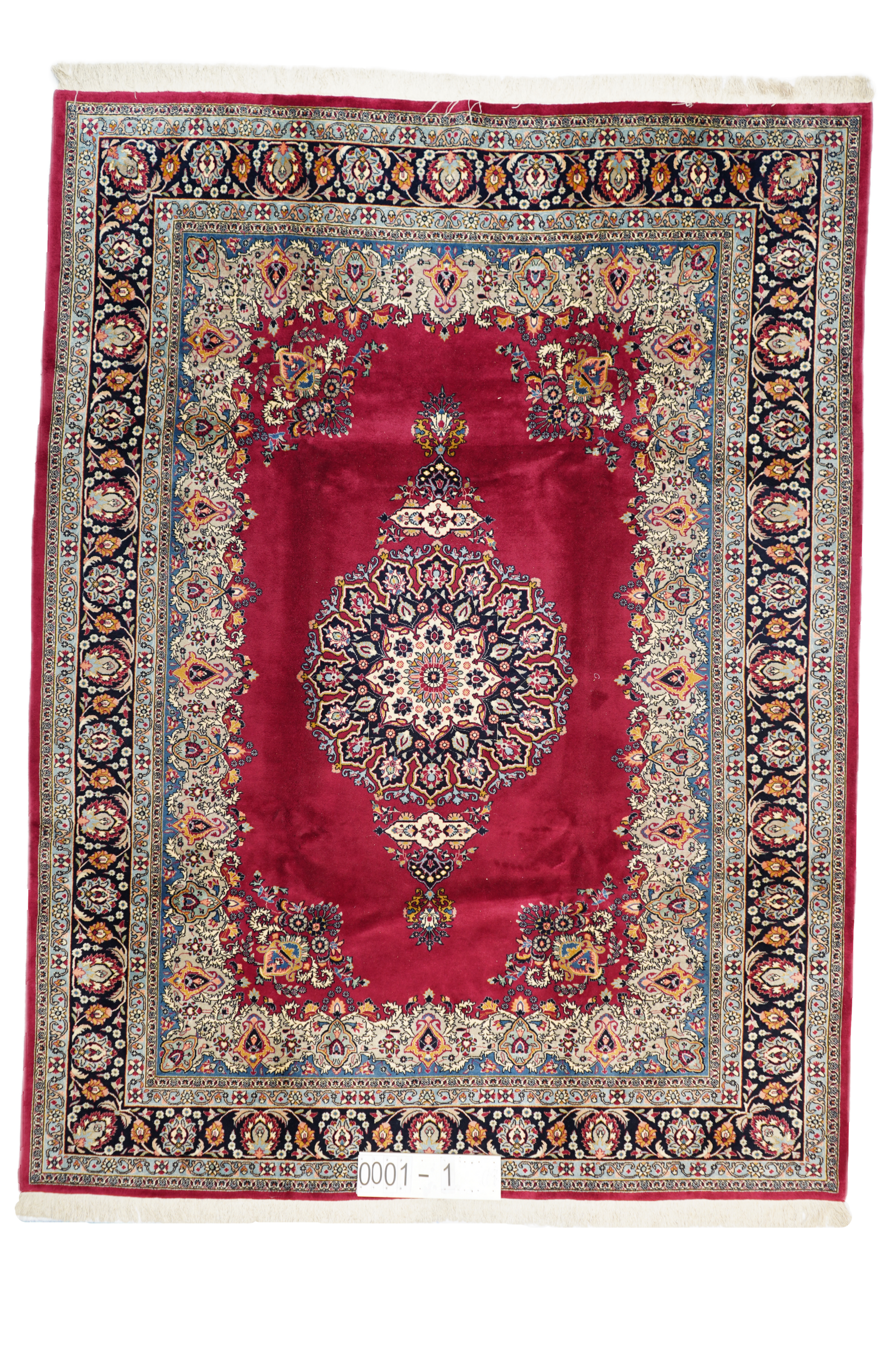 Hand knotted Oriental carpet "Kashan" 335 x 245 cm - Farhadian.com