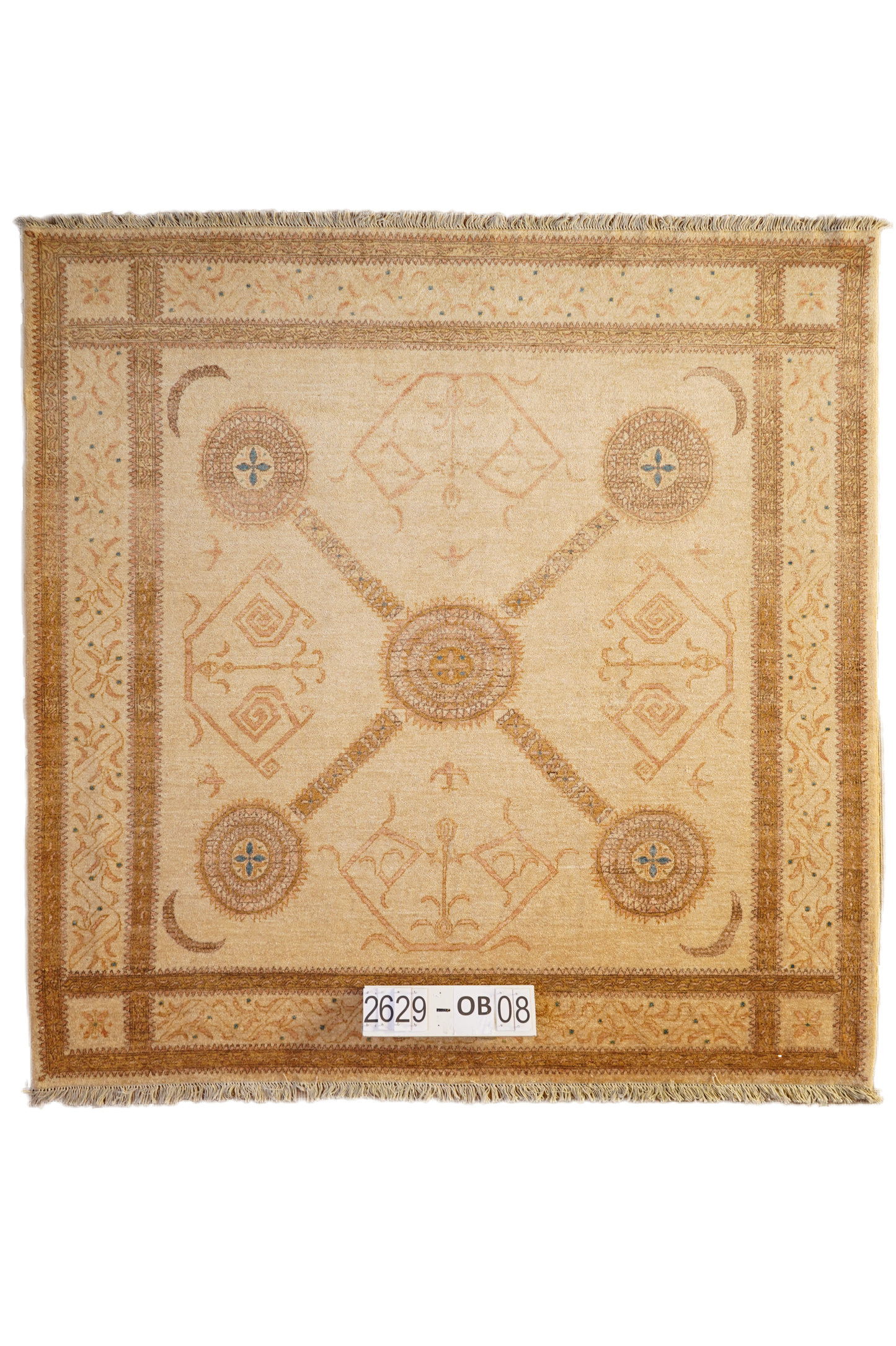 Hand knotted Oriental carpet "Ziegler" 230 x 220 cm - Farhadian.com