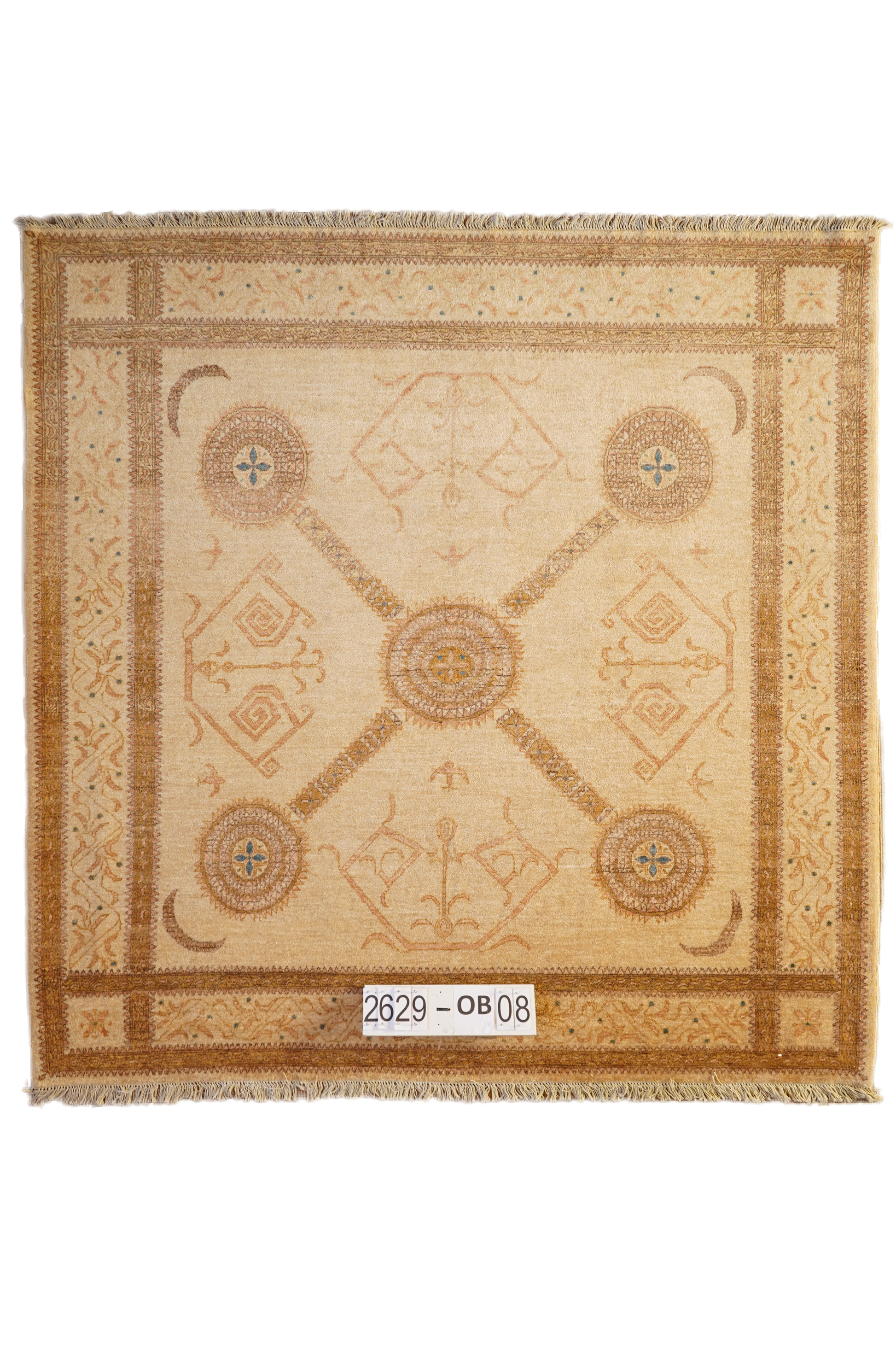 Hand knotted Oriental carpet "Ziegler" 230 x 220 cm - Farhadian.com