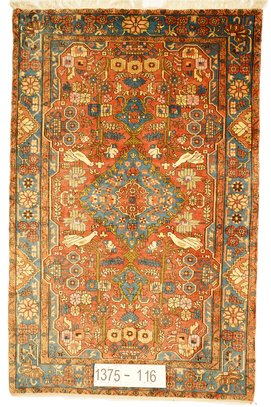 Hand knotted Oriental carpet "Nahavand" 241 x 155 cm - Farhadian.com