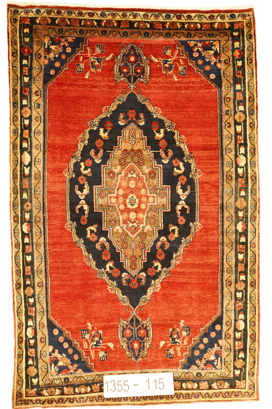 Hand knotted Oriental carpet "Koliaiie" 248 x 158cm - Farhadian.com
