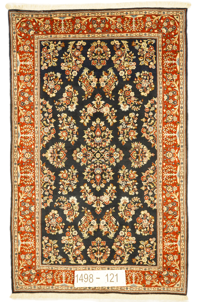 Hand knotted Oriental carpet "Sarough" 248 x 155 cm - Farhadian.com