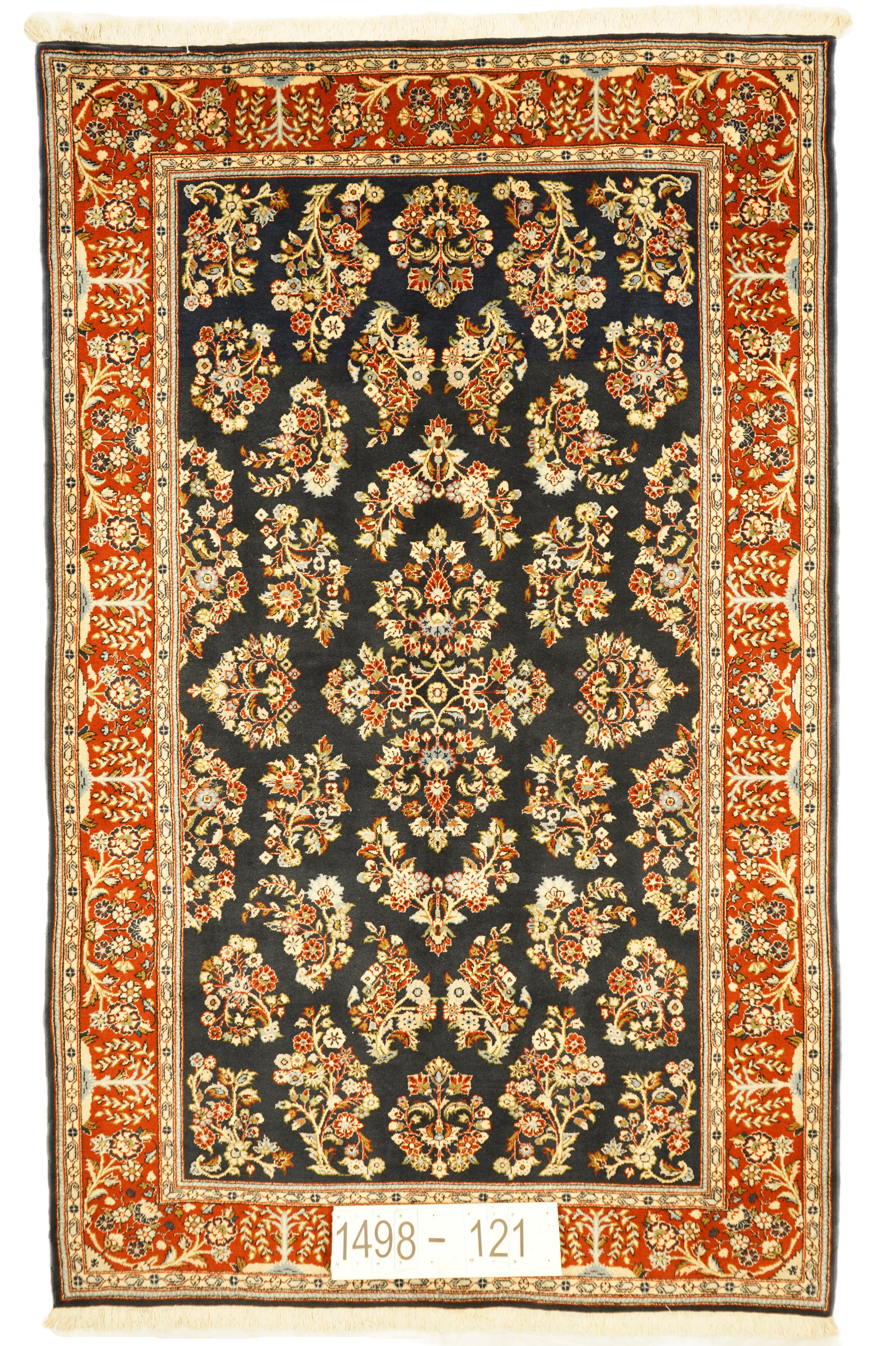 Hand knotted Oriental carpet "Sarough" 248 x 155 cm - Farhadian.com