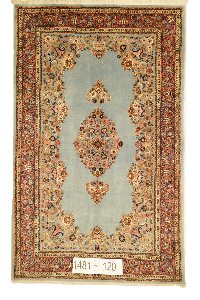 Hand knotted Oriental carpet "Sarough" 250 x 155 cm - Farhadian.com