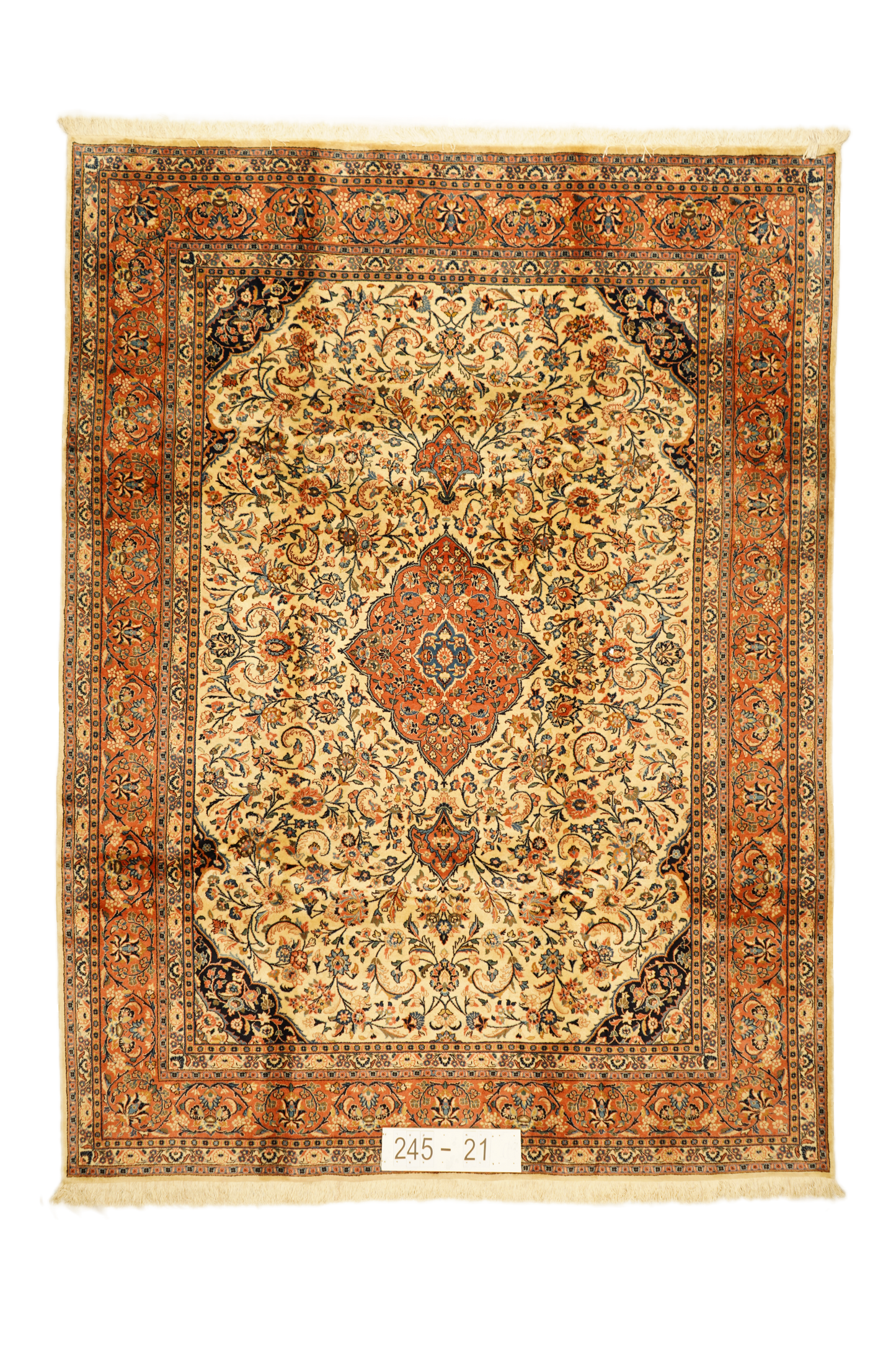 Hand knotted Oriental carpet "Dorokhsch" 329 x 245 cm - Farhadian.com