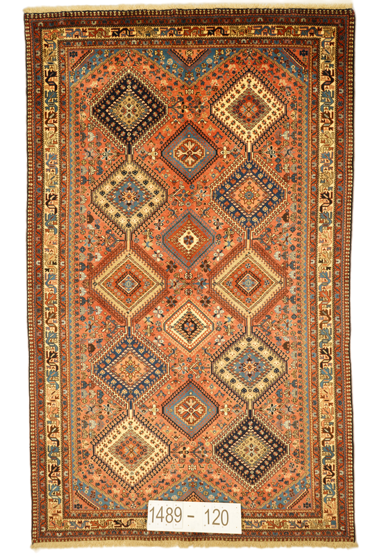 Hand knotted Oriental carpet "Yalameh" 250 x 153 cm - Farhadian.com