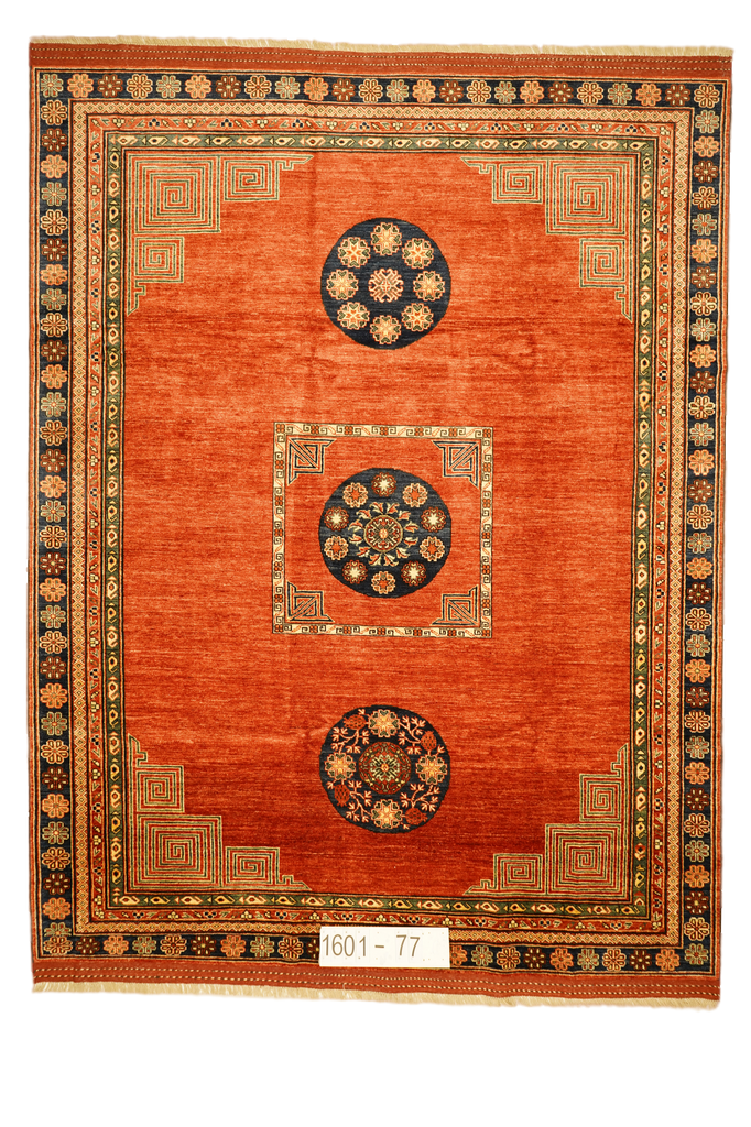 Hand knotted Oriental carpet "Turkmen" 307 x 236 cm - Farhadian.com