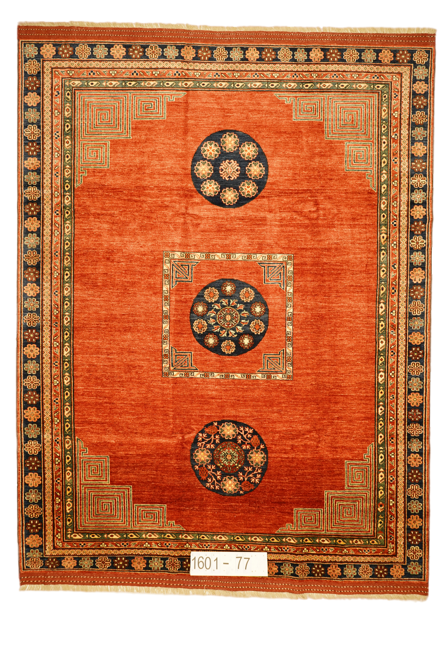 Hand knotted Oriental carpet "Turkmen" 307 x 236 cm - Farhadian.com