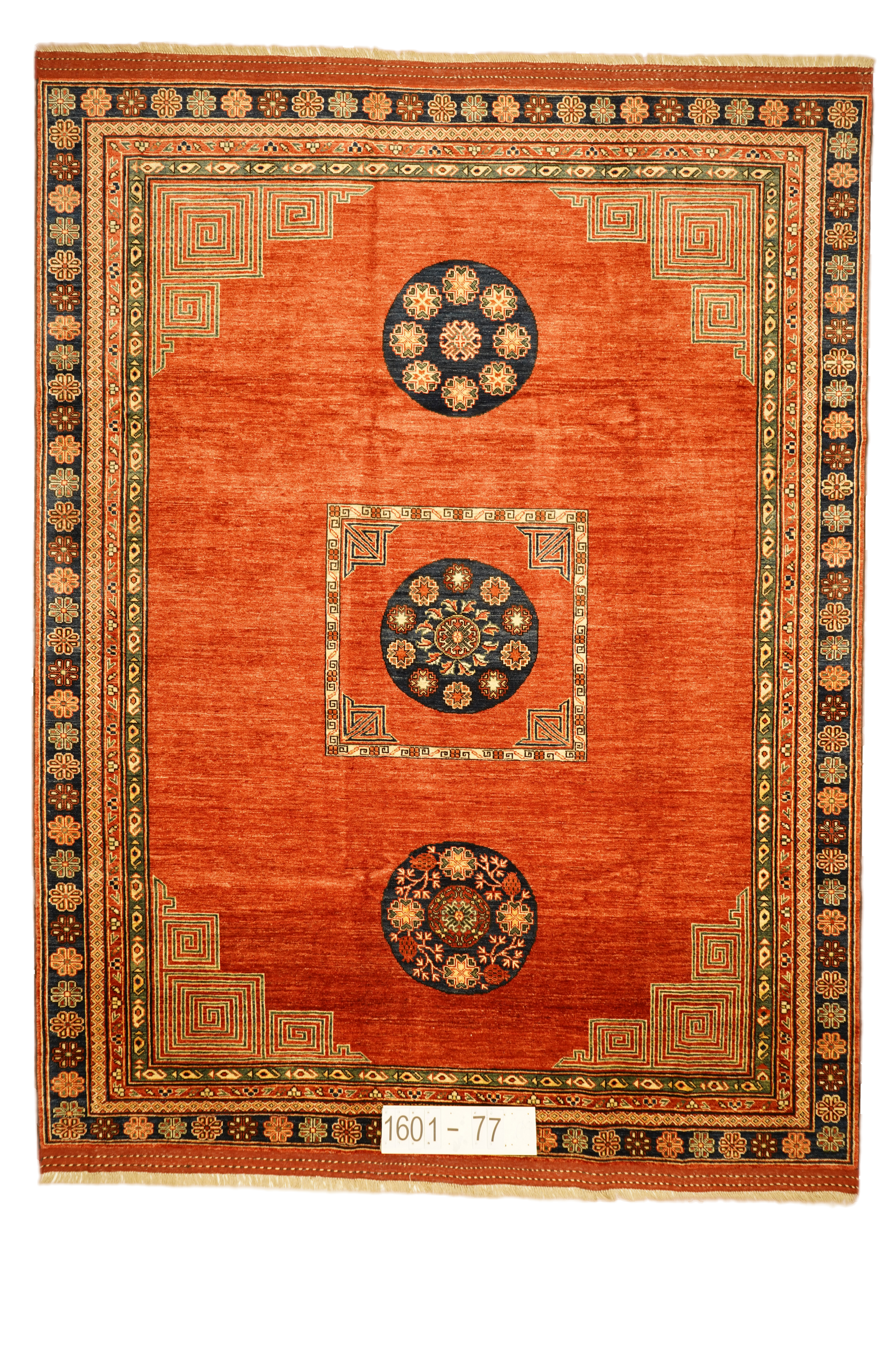 Hand knotted Oriental carpet "Turkmen" 307 x 236 cm - Farhadian.com