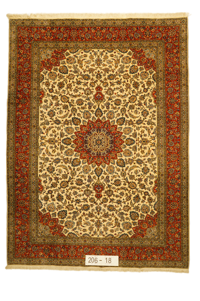 Hand knotted Oriental carpet "Keshan" 335 x 245 cm - Farhadian.com