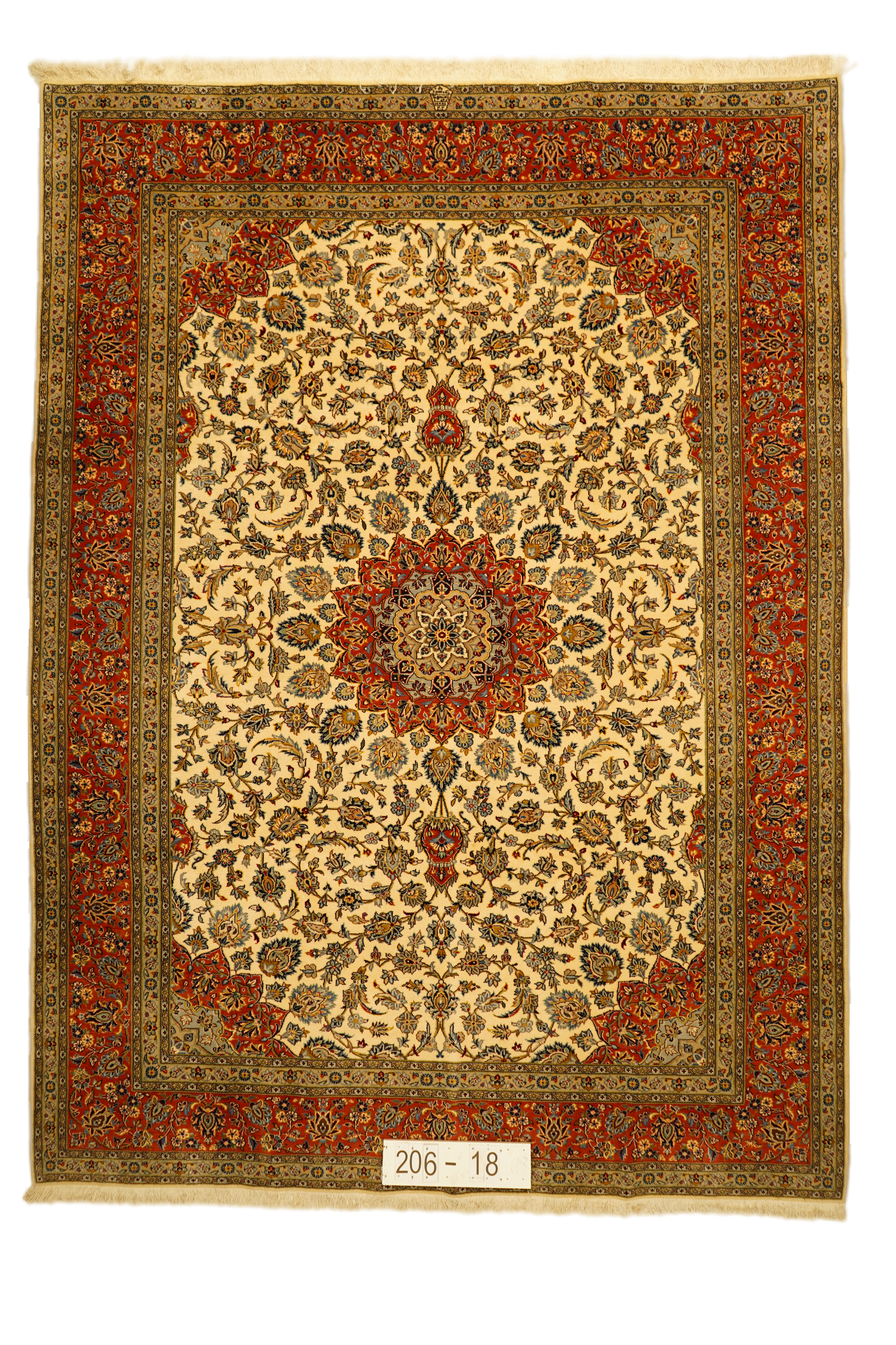 Hand knotted Oriental carpet "Keshan" 335 x 245 cm - Farhadian.com