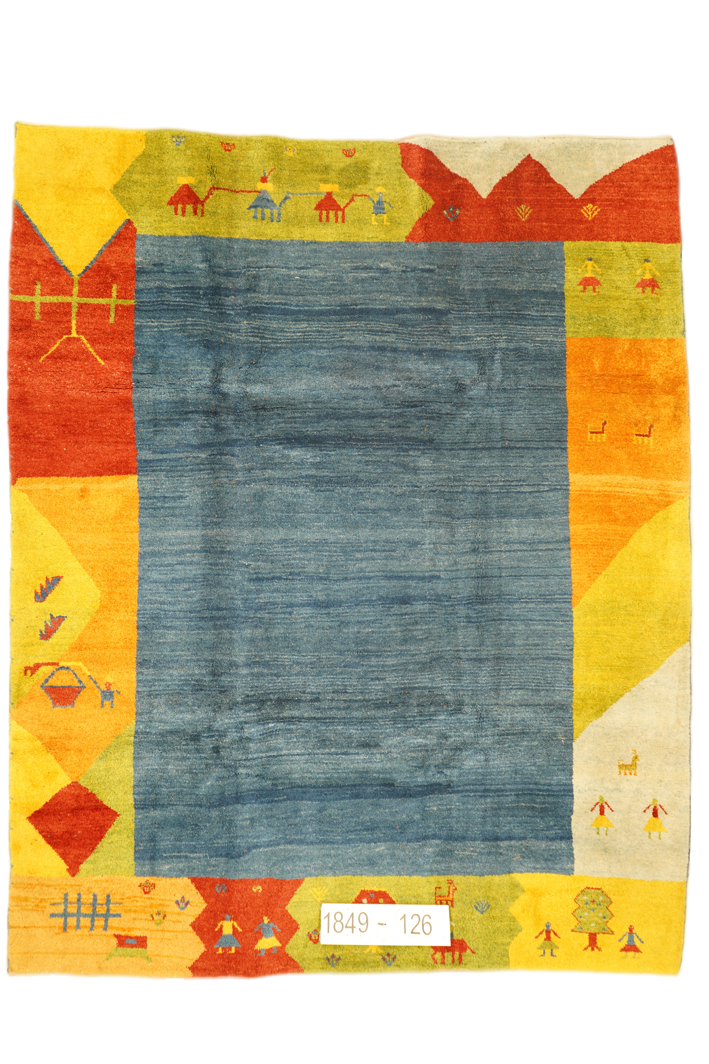 Hand knotted Oriental carpet "Gabbeh" 291 x 235 cm - Farhadian.com