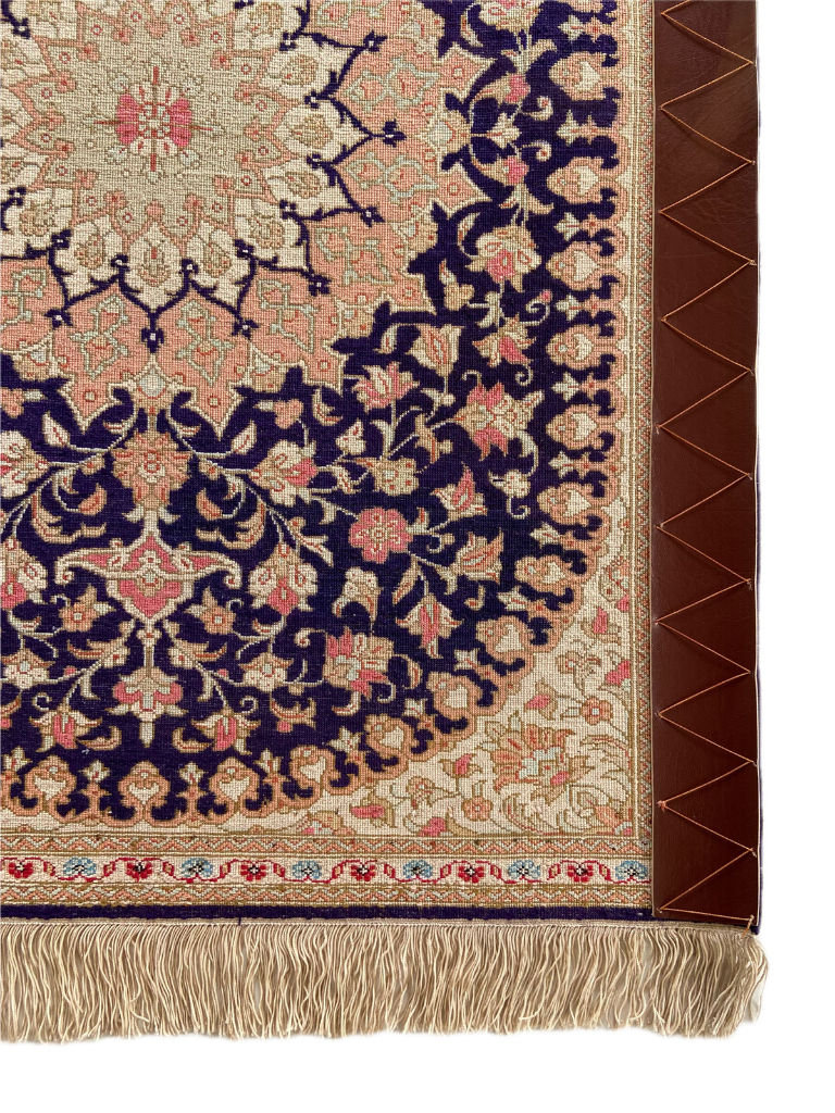 Seidenteppich aus Ghom 74 x 56cm - Farhadian.com