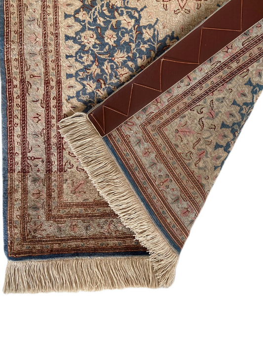 Seidenteppich aus Ghom 90 x 58cm - Farhadian.com