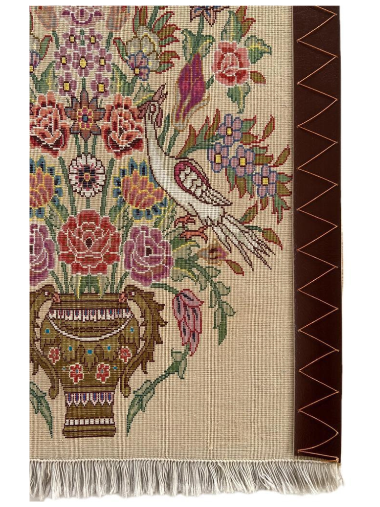 Tabriz Vasenteppich 74 x 52 cm - Farhadian.com