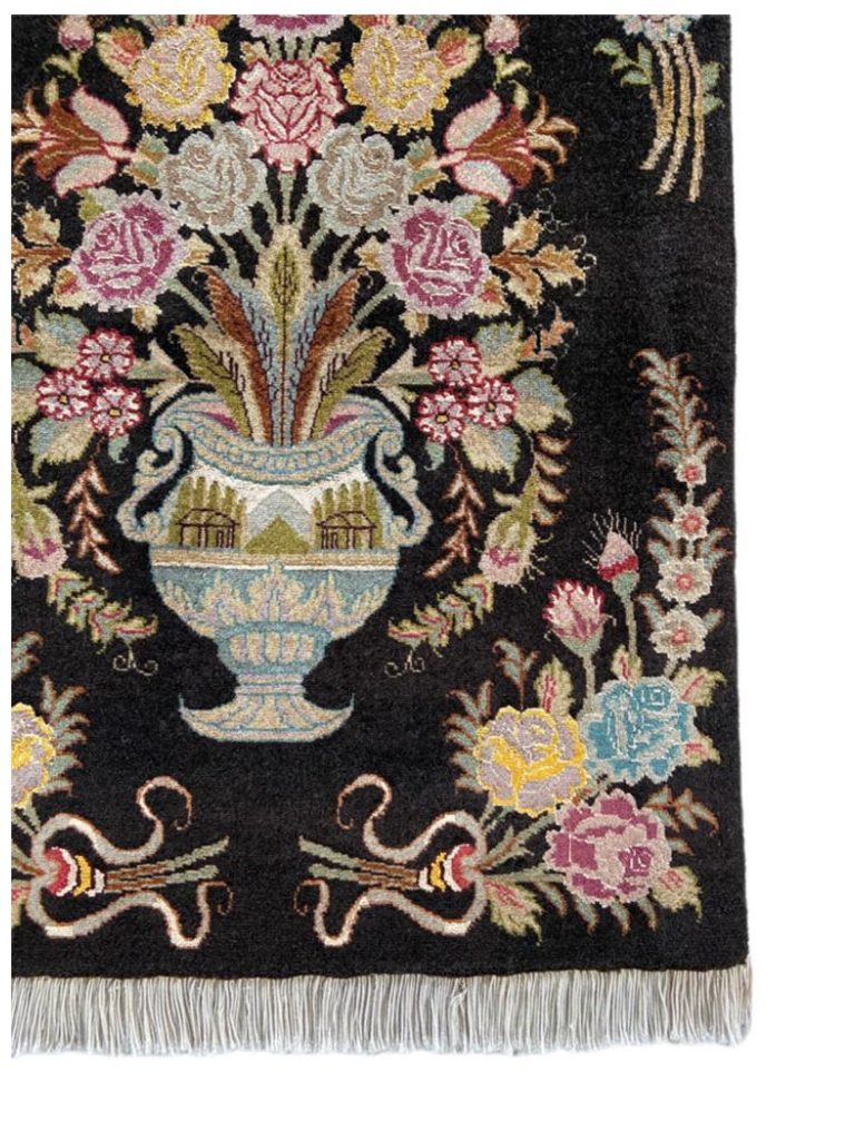 Persischer Tabrizteppich 71x 53cm - Farhadian.com