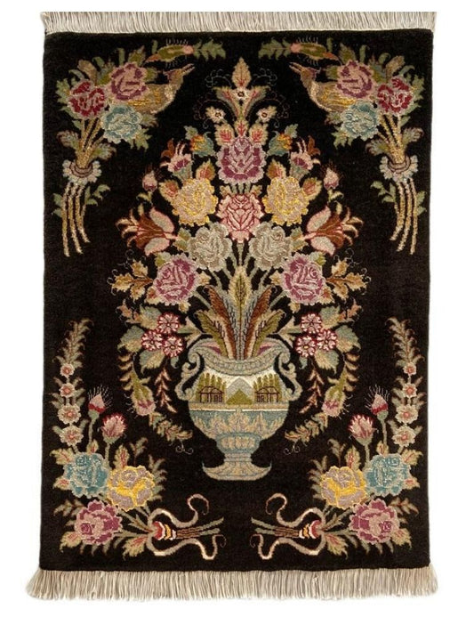 Persischer Tabrizteppich 71x 53cm - Farhadian.com
