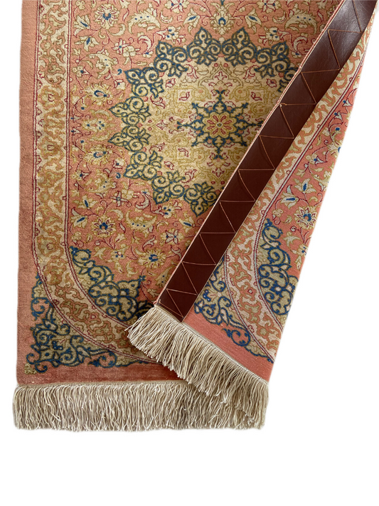 Seidenteppich aus Ghom 77 x 57cm - Farhadian.com