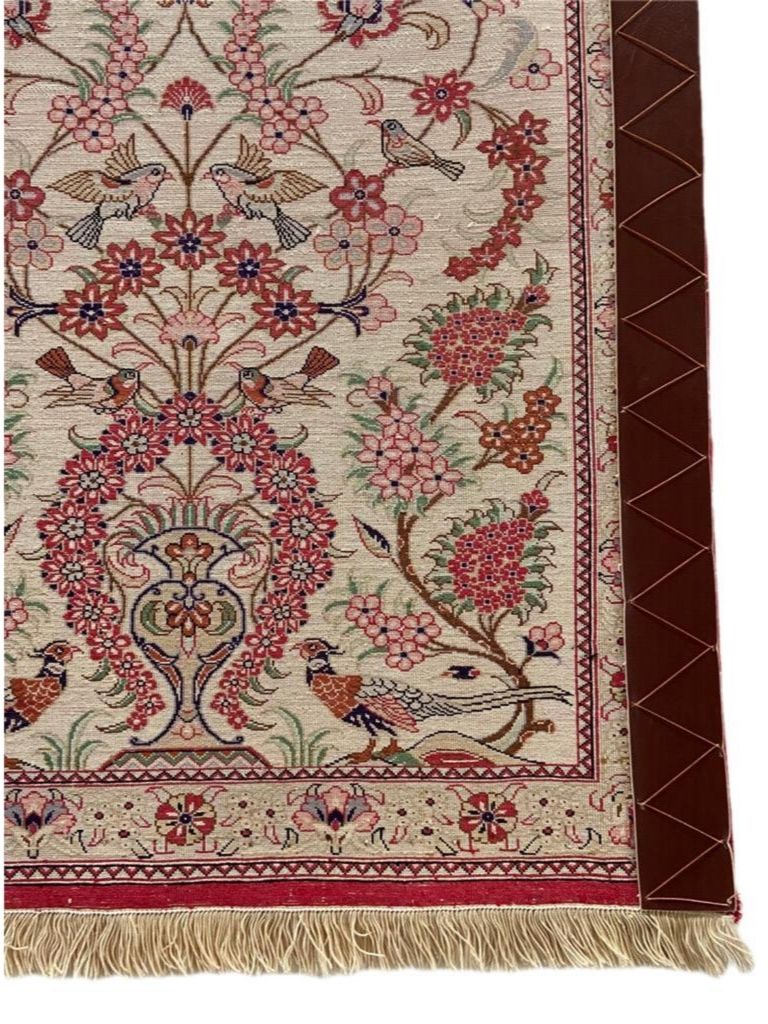 Seidenteppich aus Ghom 72 x 54cm - Farhadian.com