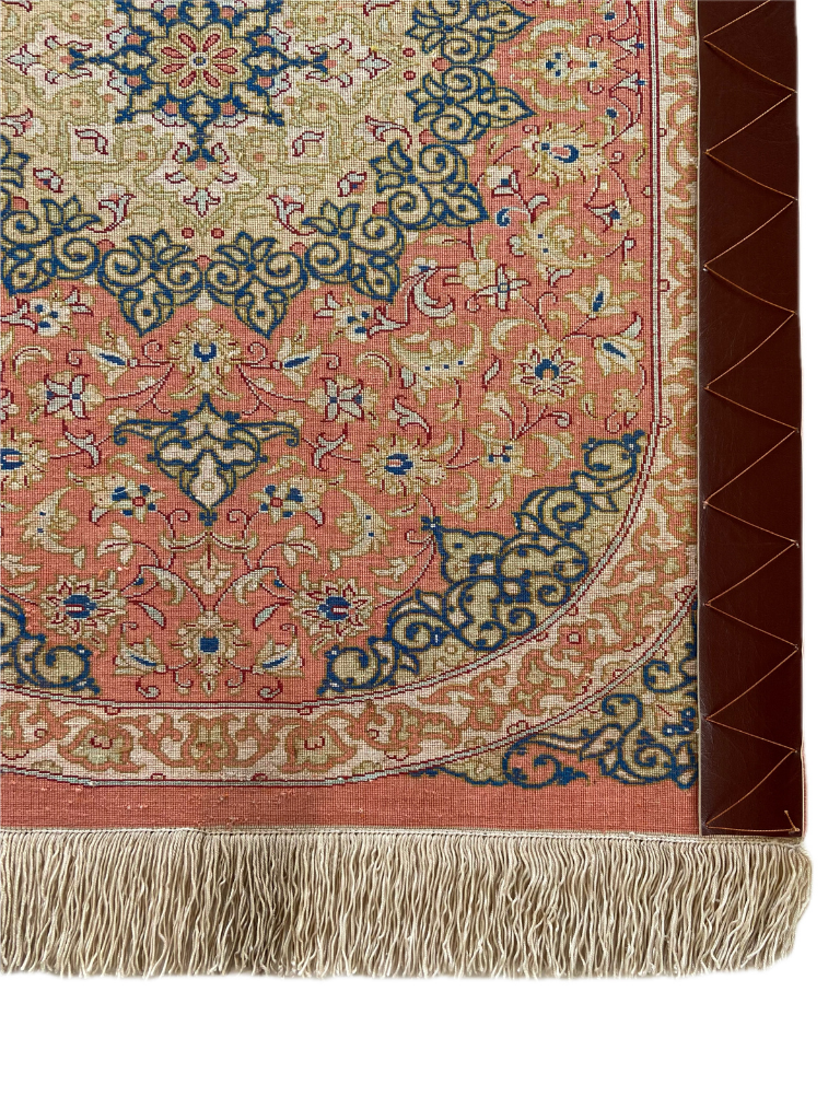 Seidenteppich aus Ghom 77 x 57cm - Farhadian.com