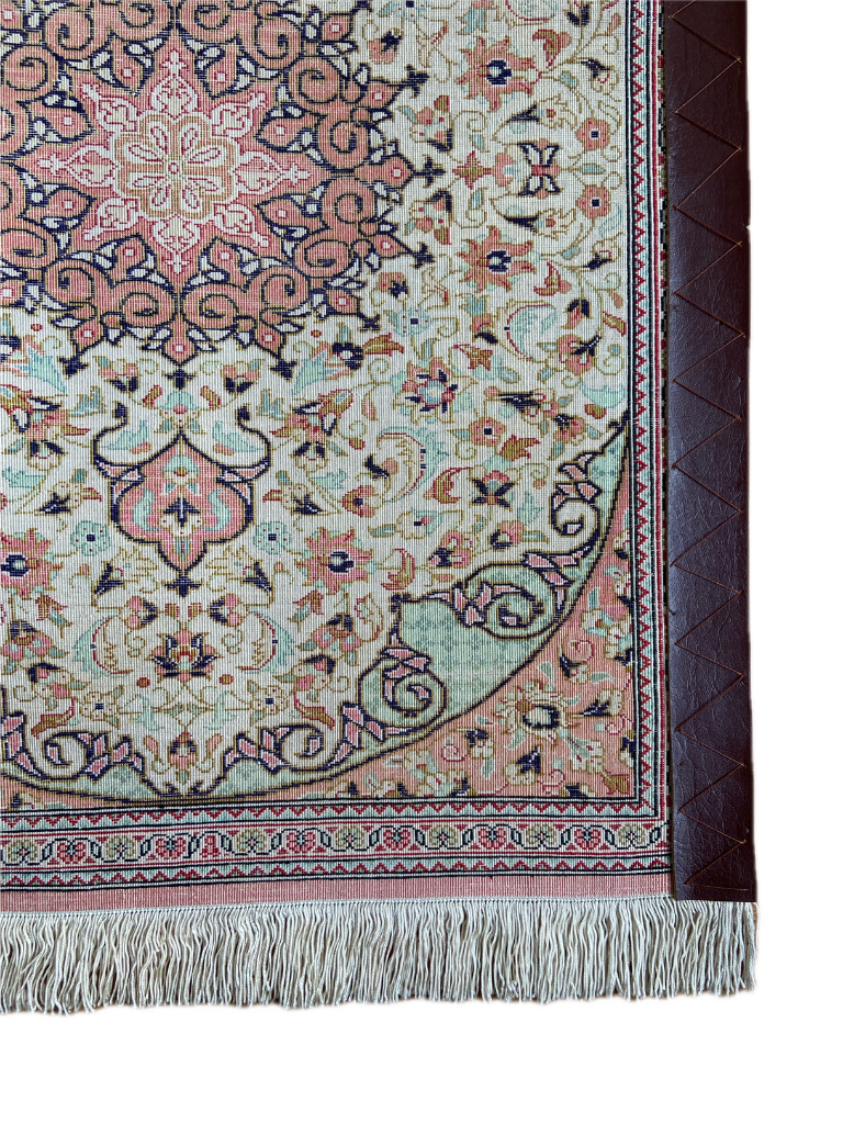 Seidenteppich aus Ghom 73 x 57cm - Farhadian.com