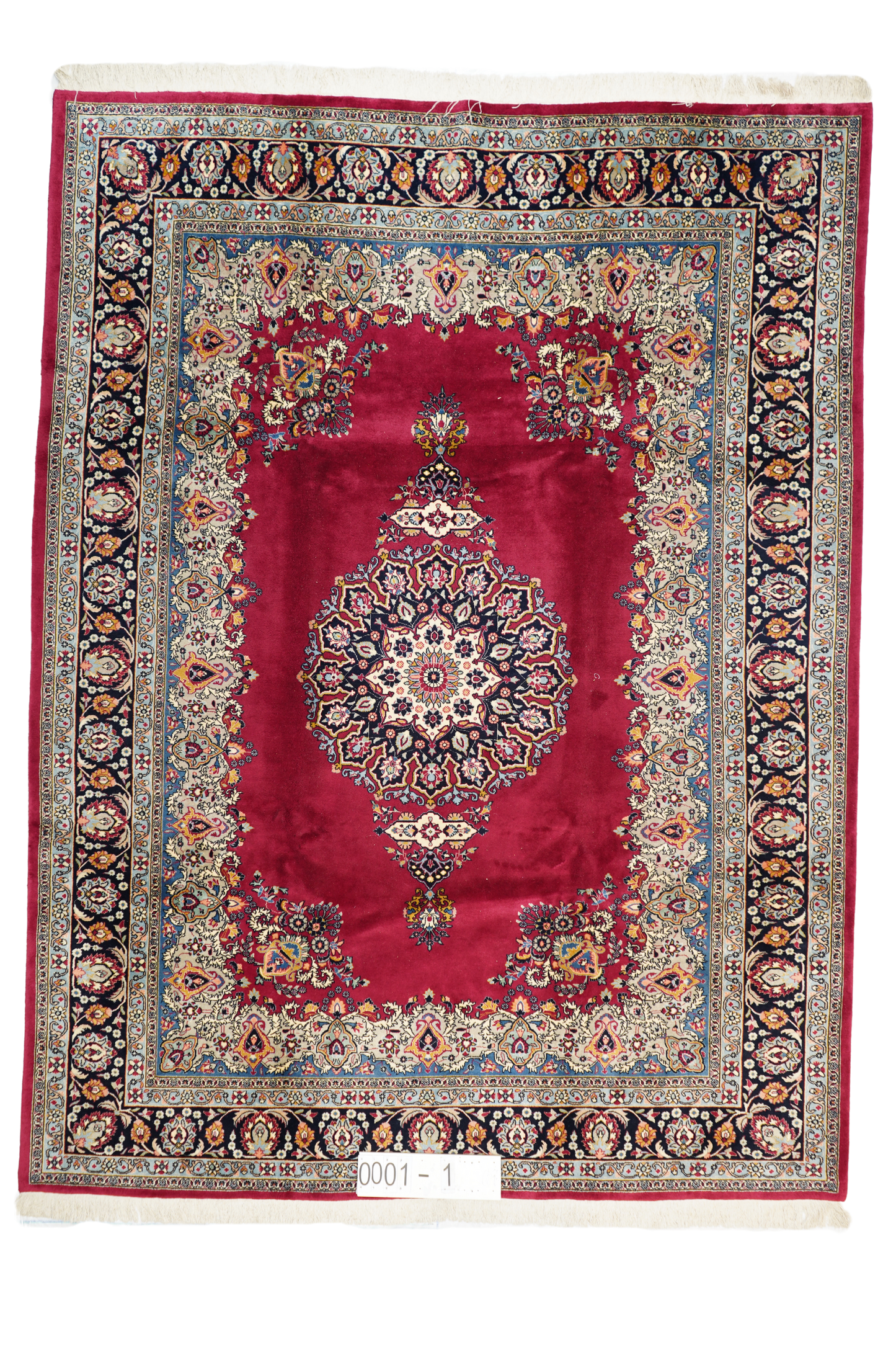 Hand knotted Oriental carpet "Kashan" 335 x 245 cm - Farhadian.com