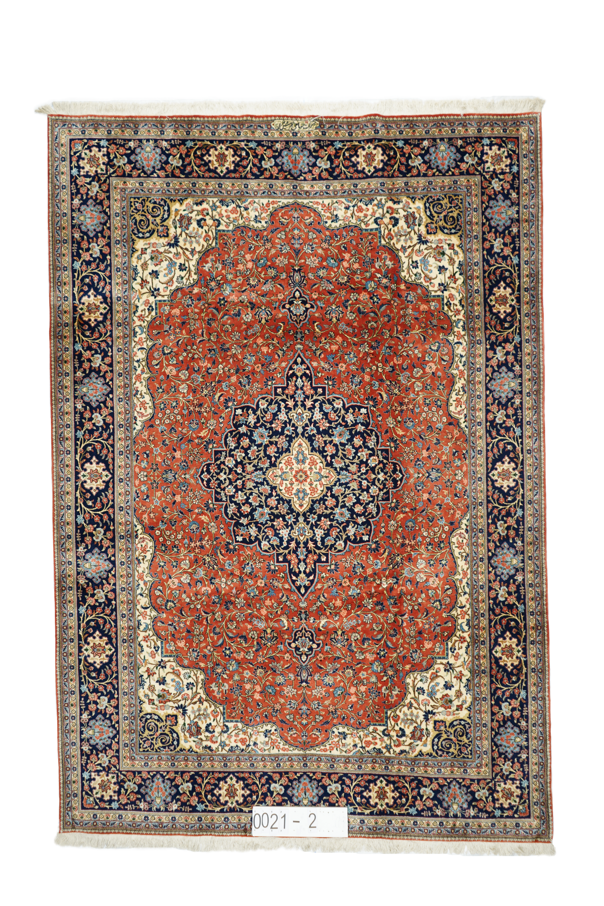 Hand knotted Oriental carpet "Keshan" 337 x 230 cm - Farhadian.com