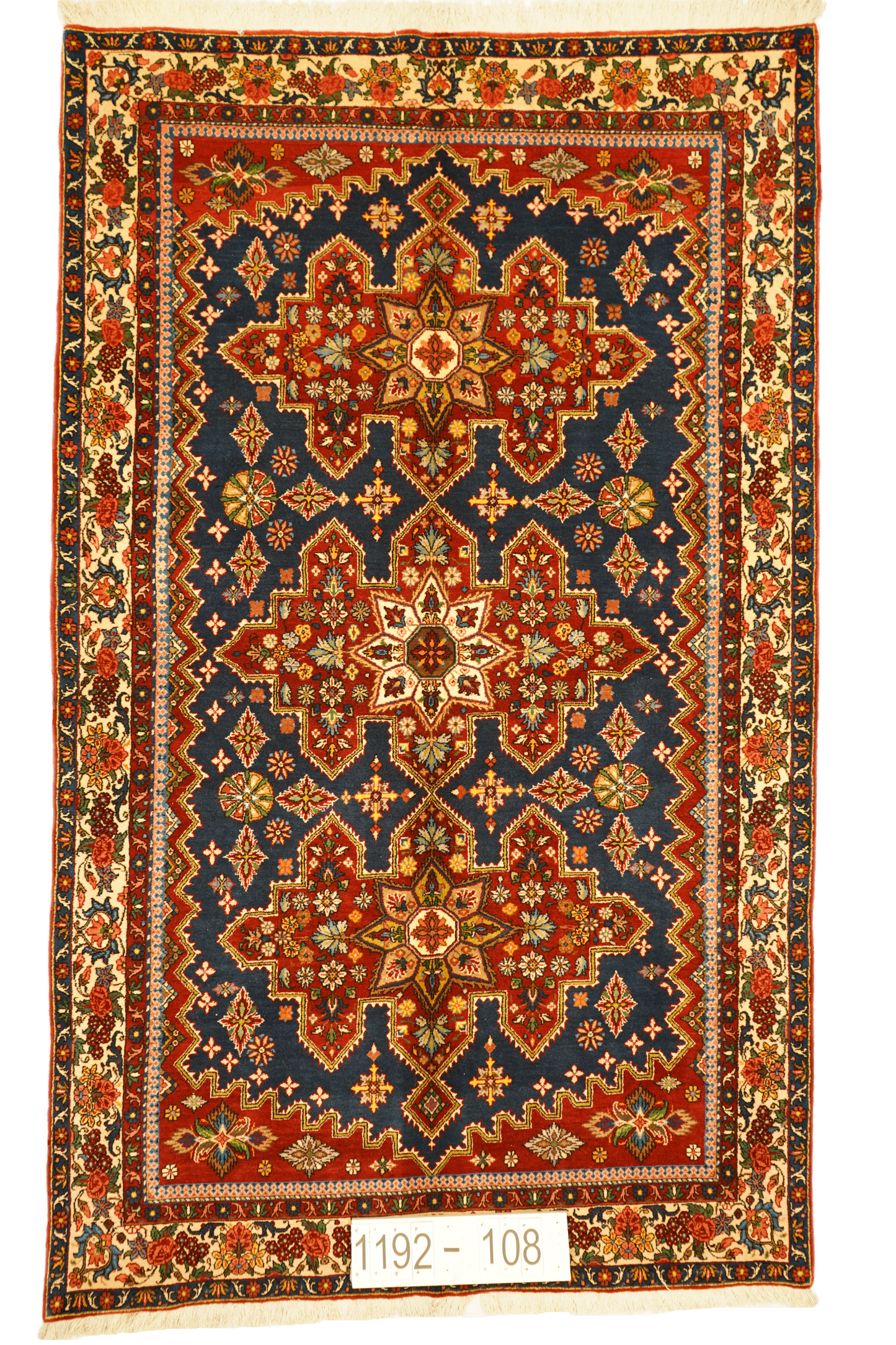 Hand knotted Oriental carpet "Shahrkord" 256 x 155 cm - Farhadian.com