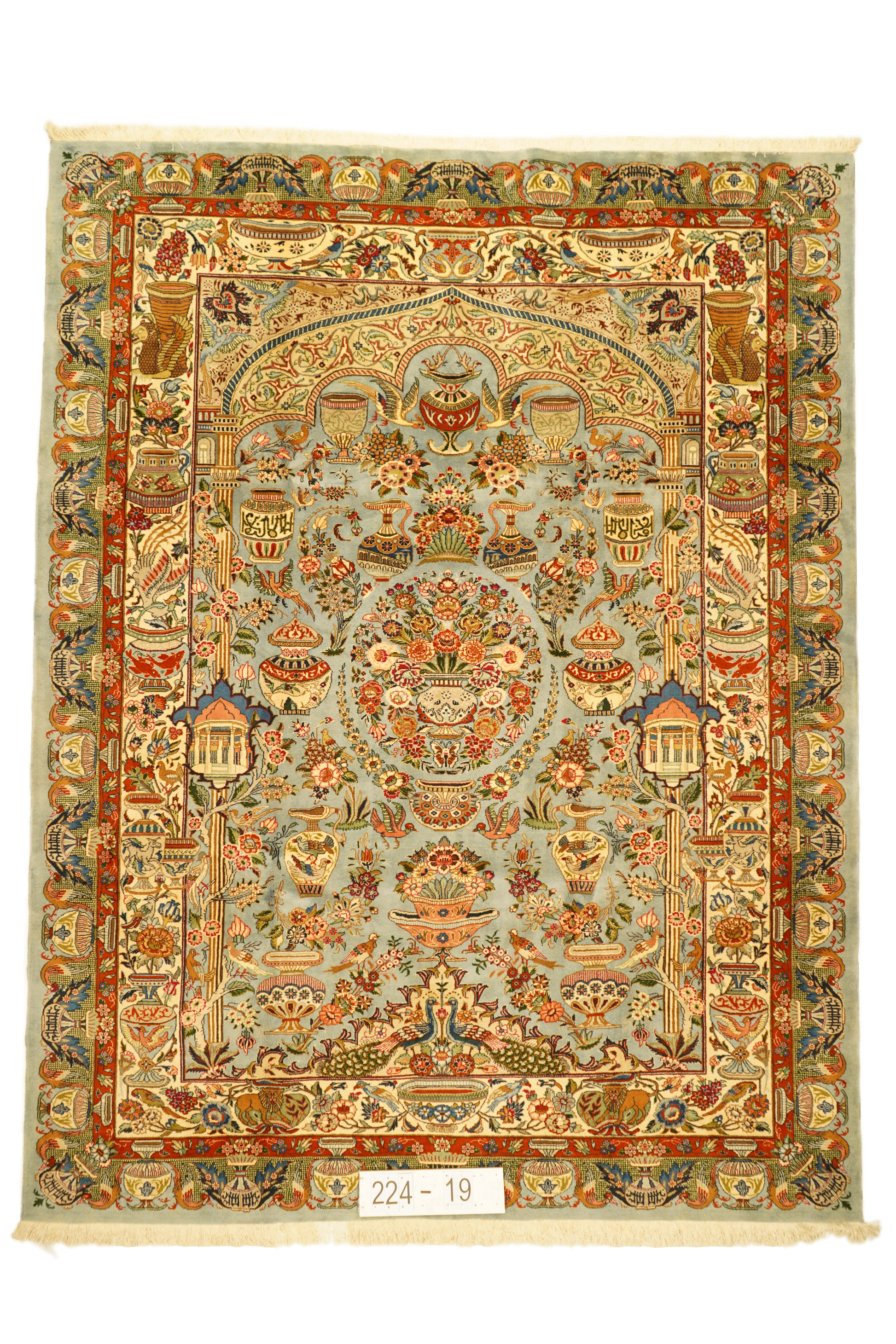Hand knotted Oriental carpet "Kashmar" 333 x 257 cm - Farhadian.com