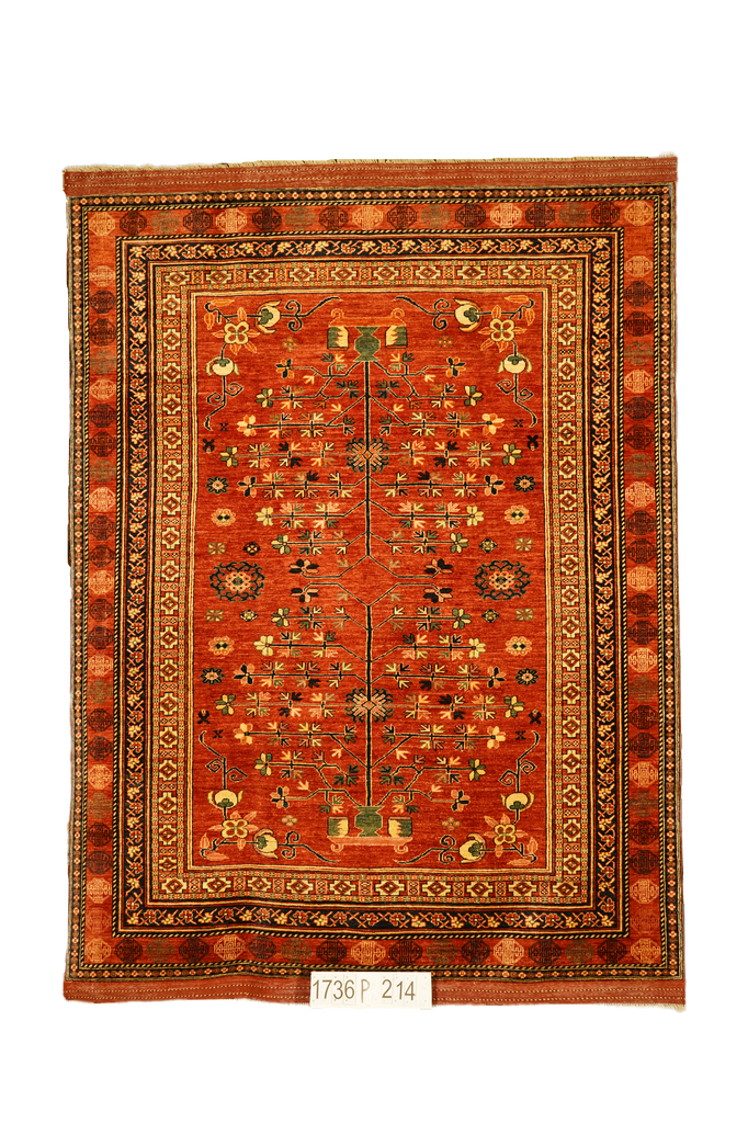 Hand knotted Oriental carpet "Turkmen" 297 x 233 cm - Farhadian.com