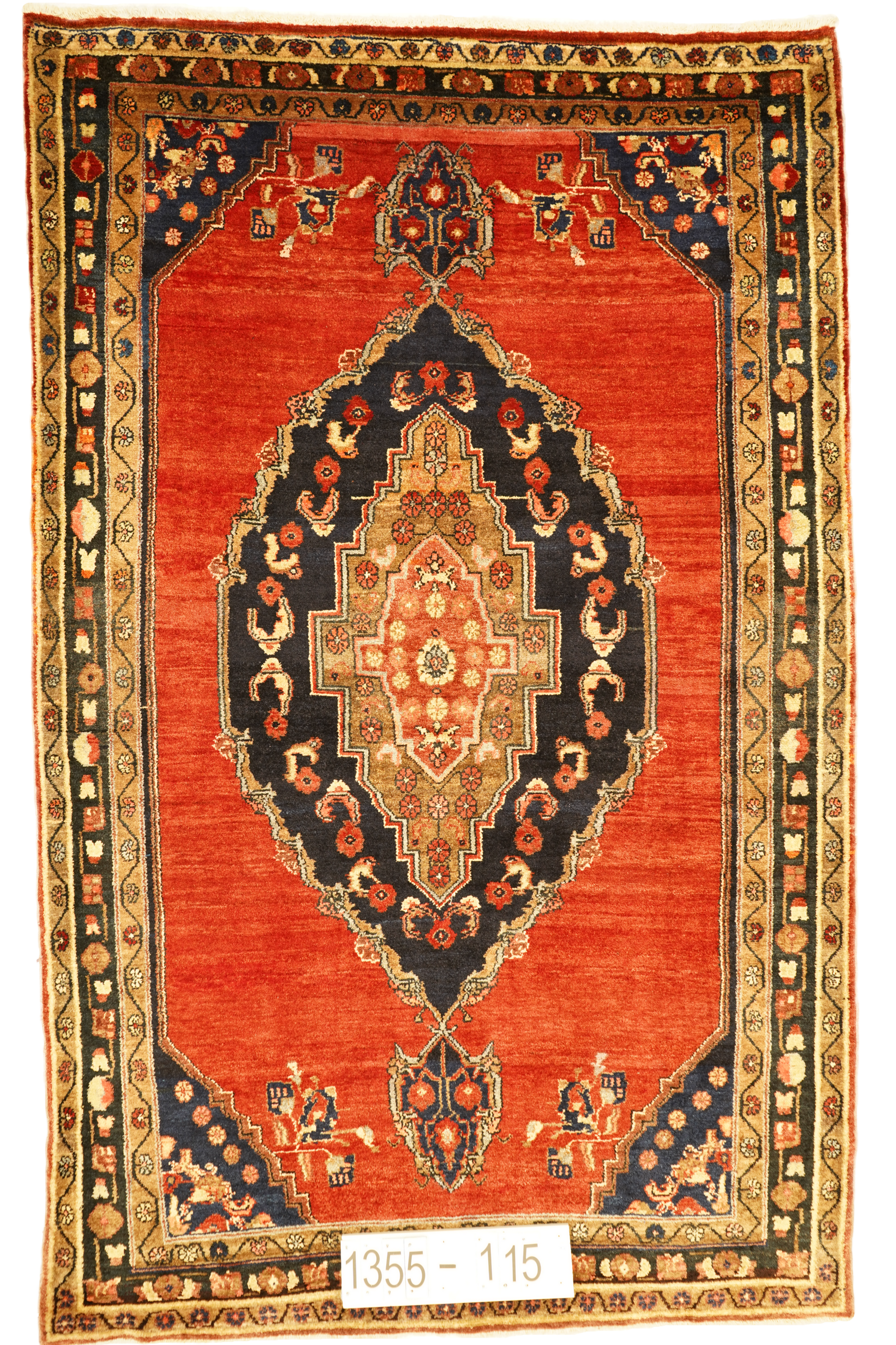 Hand knotted Oriental carpet "Koliaiie" 248 x 158cm - Farhadian.com