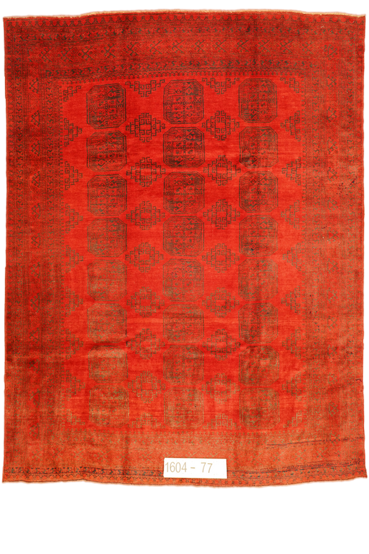 Hand knotted Oriental carpet "Afghan" 337 x 255 cm - Farhadian.com