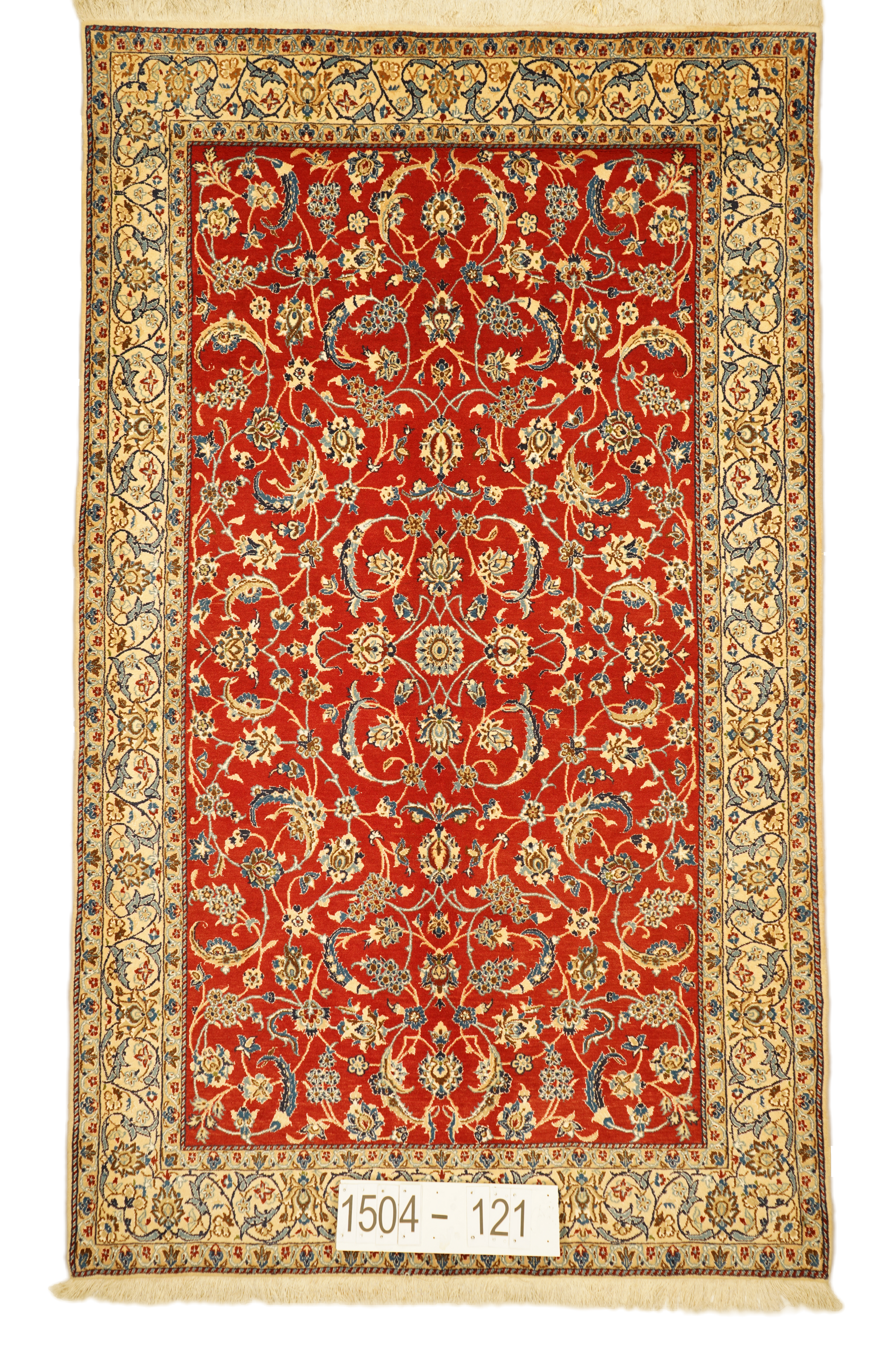 Hand knotted Oriental carpet "Naiin" 255 x 152 cm - Farhadian.com