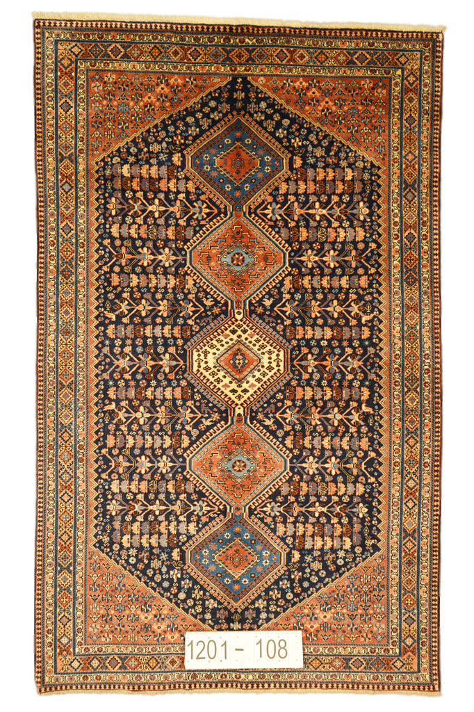 Hand knotted Oriental carpet "Yalameh" 248 x 152 cm - Farhadian.com