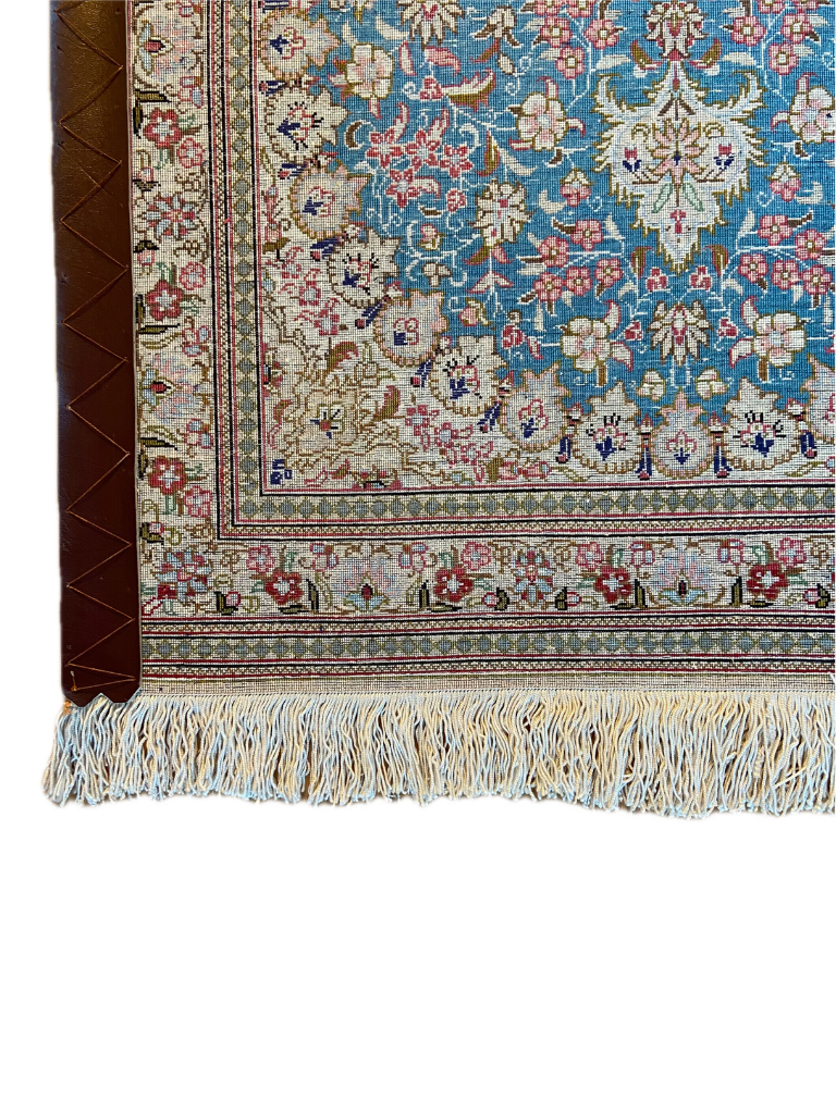 Seidenteppich aus Ghom 90 x 60cm - Farhadian.com